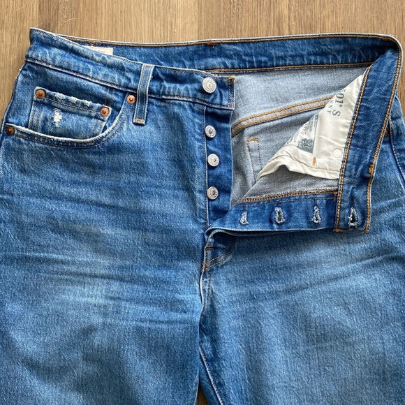 Levi’s Women’s Premium 501 Skinny Jeans Large E W29 L28 - Picture 9 of 16